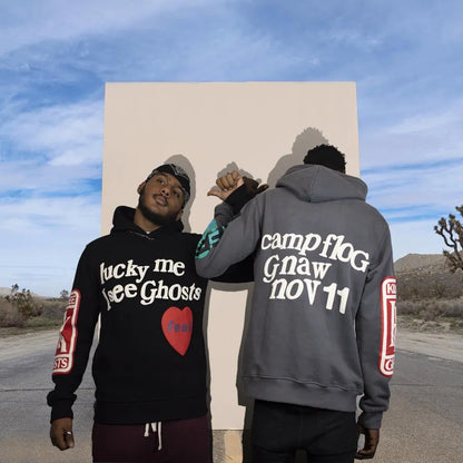 2024 Kanye West Punk Hoodie Lucky